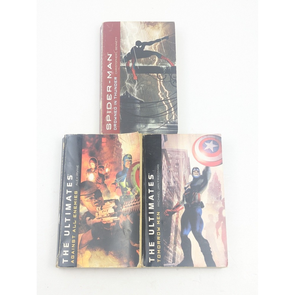 Marvel Pocket Star Books Lot Spider-Man Drowned in Thunder & The Ultimates 2‎ PB